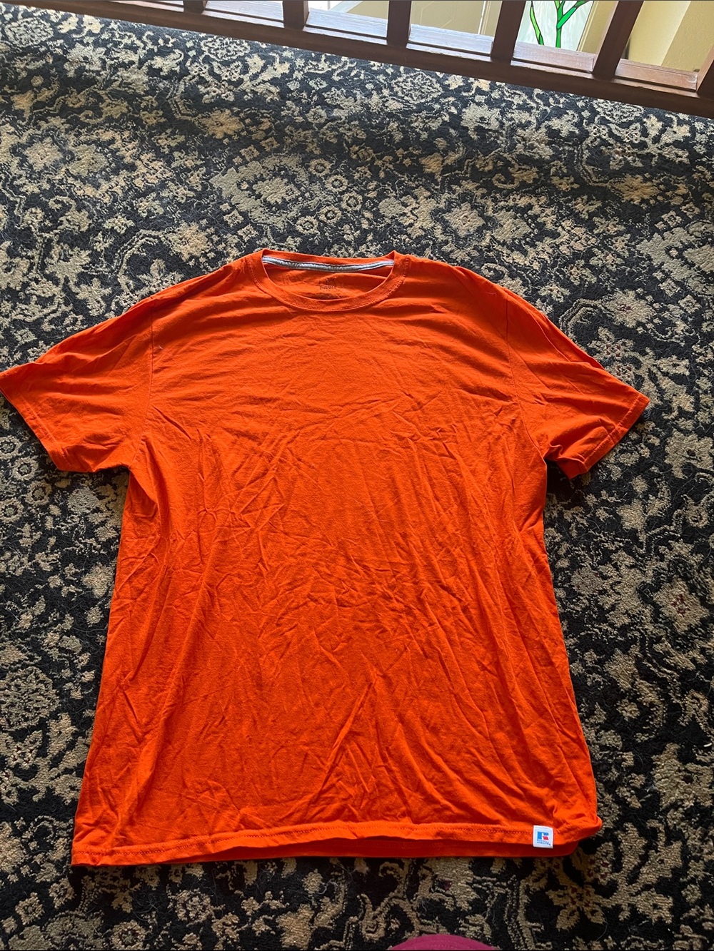 Russell Athletic Bright Orange Short Sleeve Crew Tee